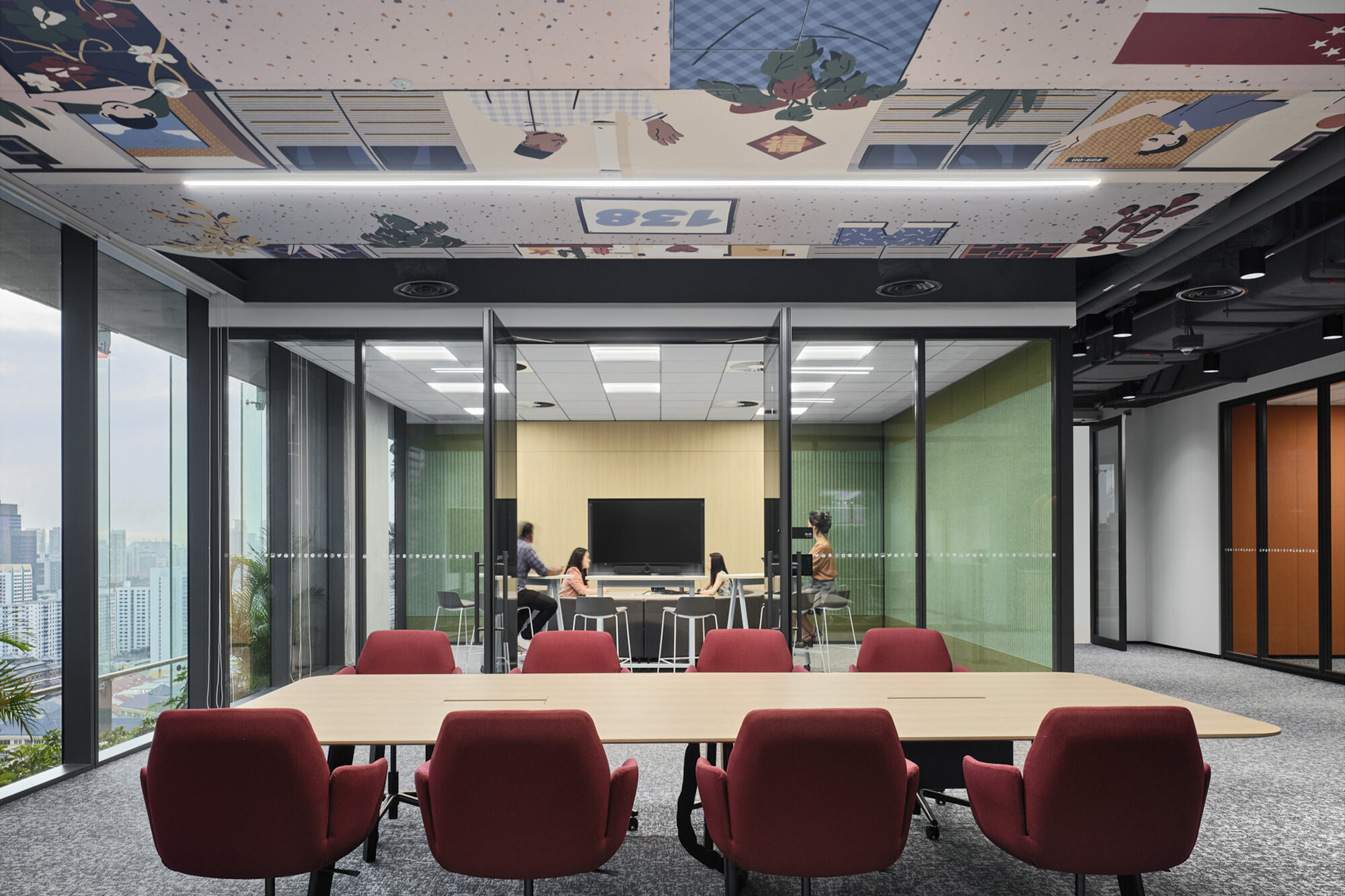 Social Media Company Singapore Facilitate Corporation Commerical World Class Office Fitouts