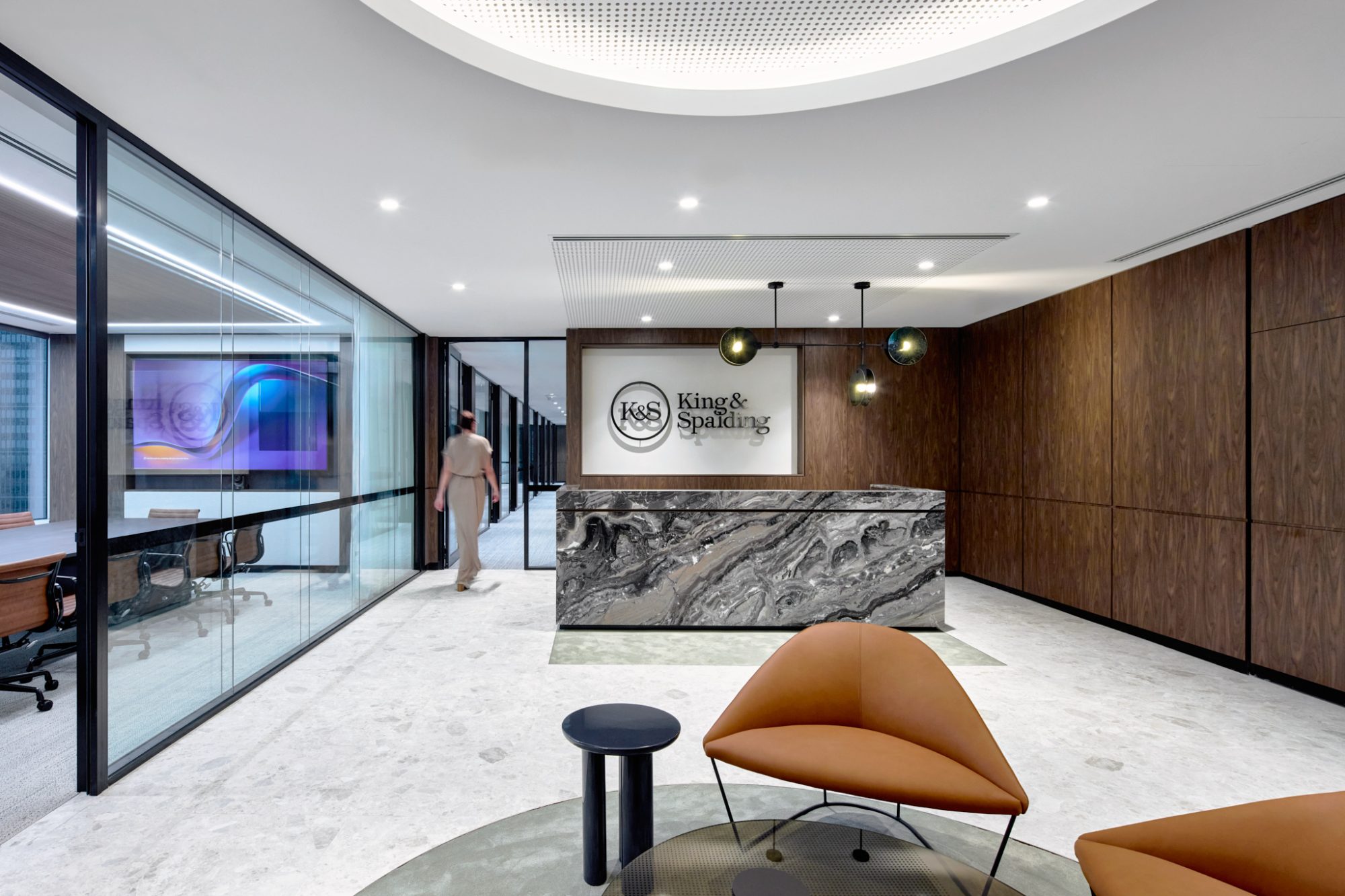 Facilitate + King & Spalding Reception area